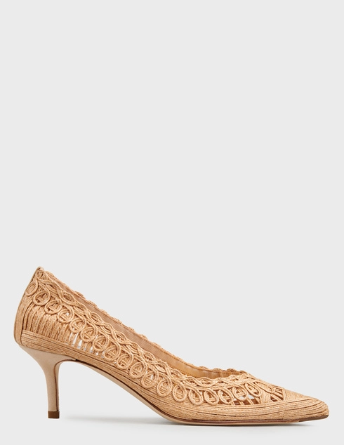 женские бежевые рафия Туфли Fabi FD8327RAFIA_beige - фото-5