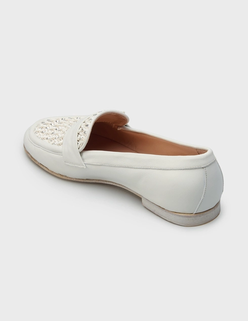 женские белые Лоферы Alberto Ciccioli 66046-white - фото-2