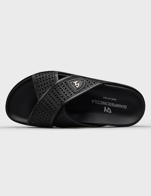 черные мужские Шлепанцы Giampiero Nicola 5749_black 9282 грн