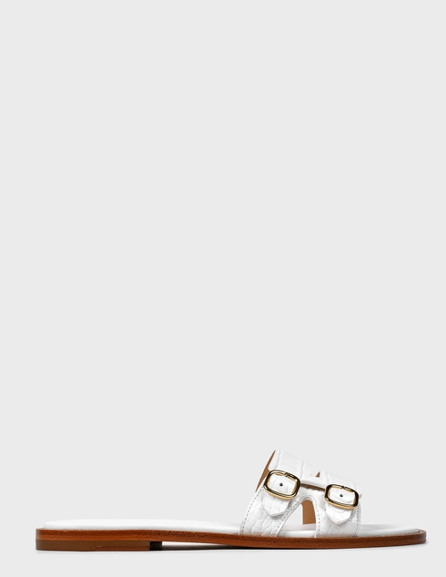 женские белые Шлепанцы Doucal'S AGR-8319-white - фото-6