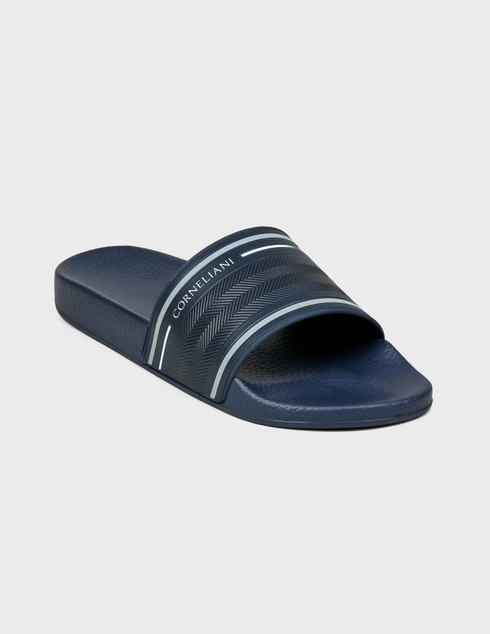 синие Шлепанцы Corneliani 85TM81-0120958-001-blue