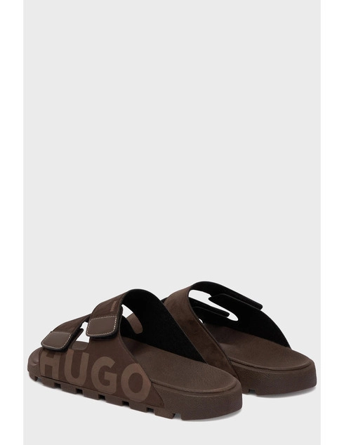 мужские коричневые Шлепанцы Hugo HUGO_10634 - фото-2