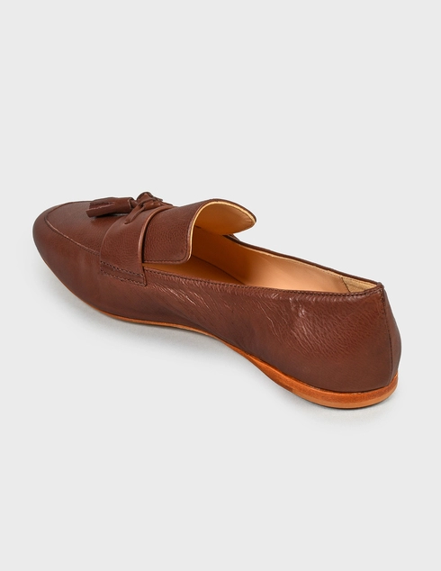 женские коричневые Лоферы Fabio Rusconi S-3447-brown - фото-2