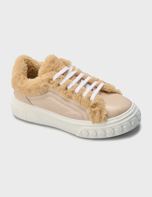 бежевые Кеды Casadei 128_beige