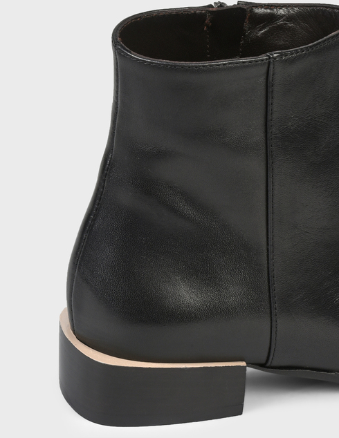 женские черные кожаные Ботинки Laura Bellariva 6012F-black - фото-5