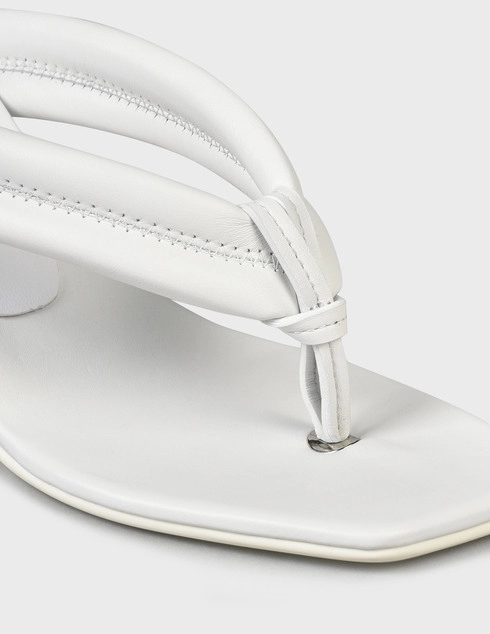 женские белые кожаные Пантолеты Le Silla 5163-white - фото-5
