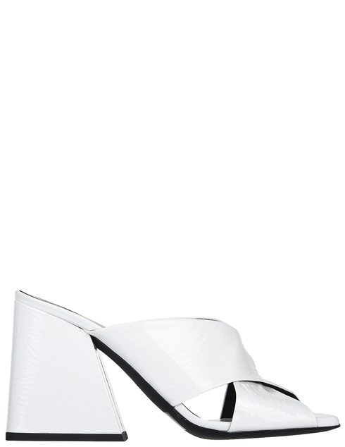 женские белые лакированные Мюли Renzi 561100-white - фото-5