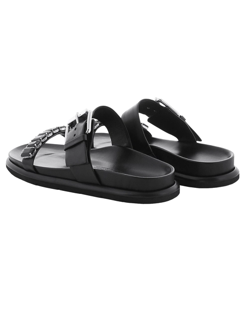 женские черные Шлепанцы Kennel & Schmenger 140102.0010.0002 - фото-2