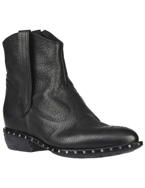 черные Ботинки L'Estrosa 1055_black