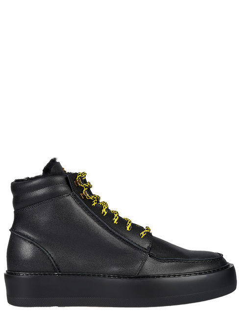 мужские черные кожаные Ботинки Paciotti 56807-black - фото-5
