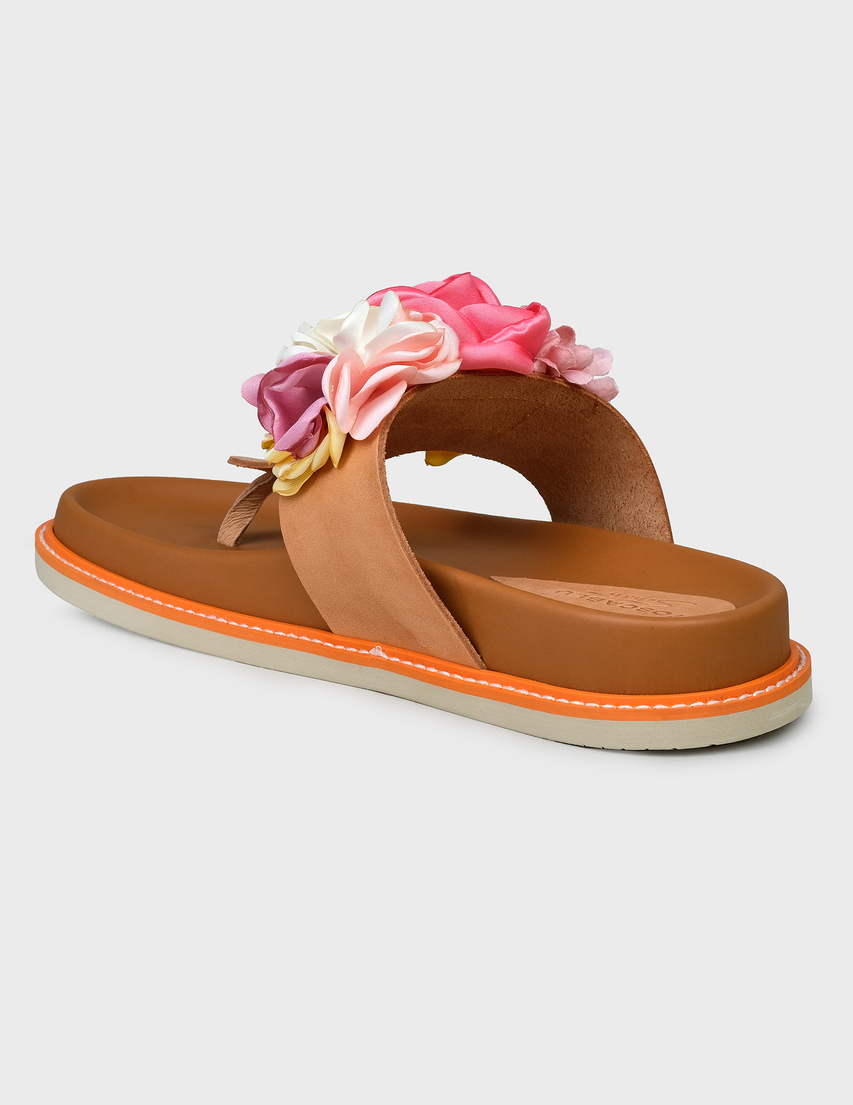 женские коричневые Пантолеты Tosca Blu SS2113S241-brown - фото-2