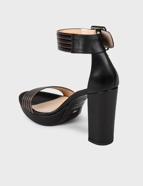 женские черные Босоножки Nero Giardini 12203-black - фото-2