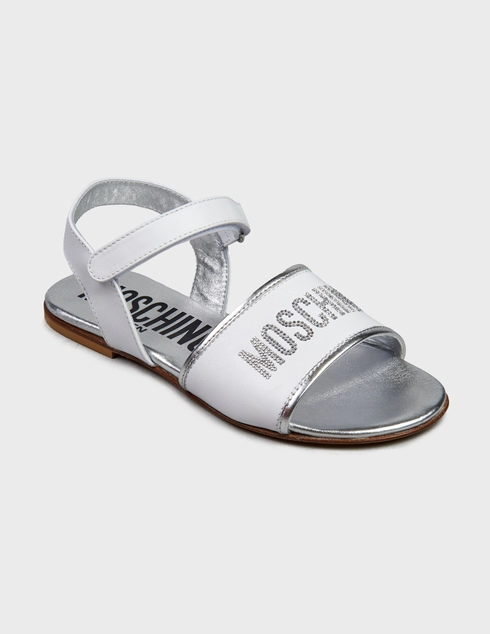 белые Сандалии Moschino 77384_white