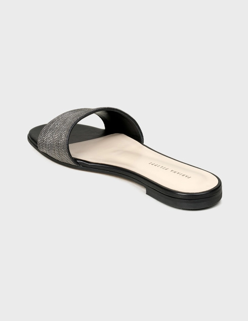 женские черные Шлепанцы Fabiana Filippi FF-AS37919H771EMMA-black - фото-2