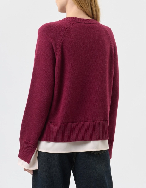 Kaos FP001-wool-cash-silk-bordo фото-4