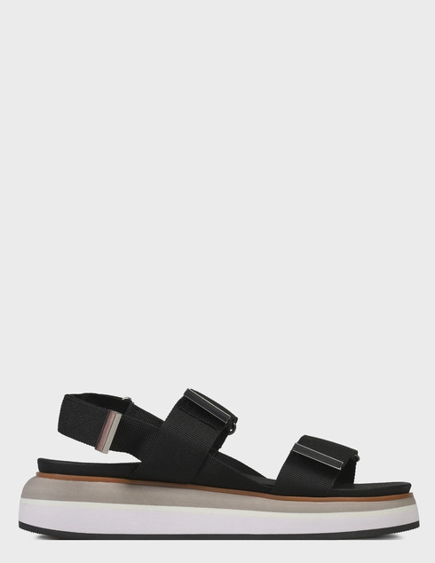 женские черные текстильные Босоножки Gioseppo 65466-P-negro-black - фото-5