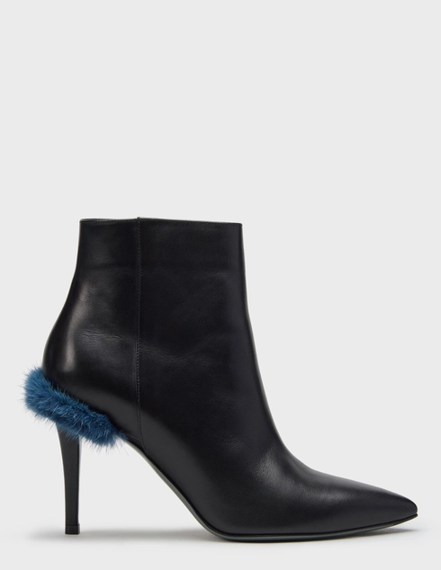 женские черные кожаные Ботильоны Fendi 8T6776-A33Q-F112E_black - фото-5