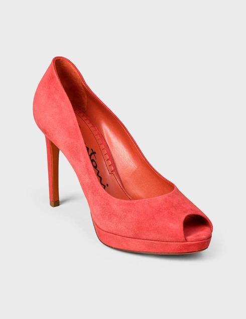 коралловые Туфли Santoni WDWL57196HX2RMGDR44-coral