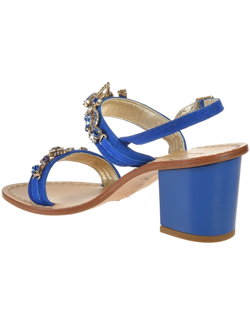 женские синие Босоножки Roberto Serpentini RS9531_blue - фото-2