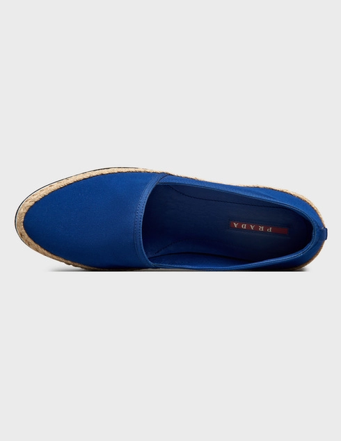 синие женские Эспадрильи Prada 3S5993-Bleu_blue 8546 грн