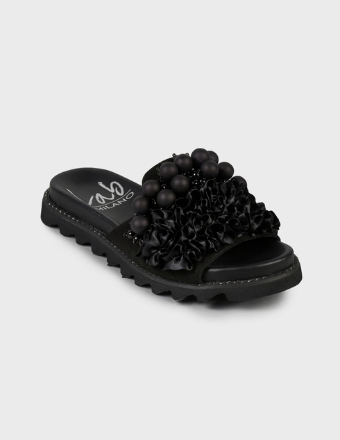 черные Шлепанцы Lab Milano 1905-black
