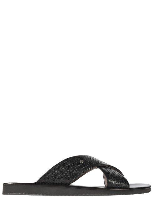 мужские черные кожаные Шлепанцы Aldo Brue S55beno_black - фото-5
