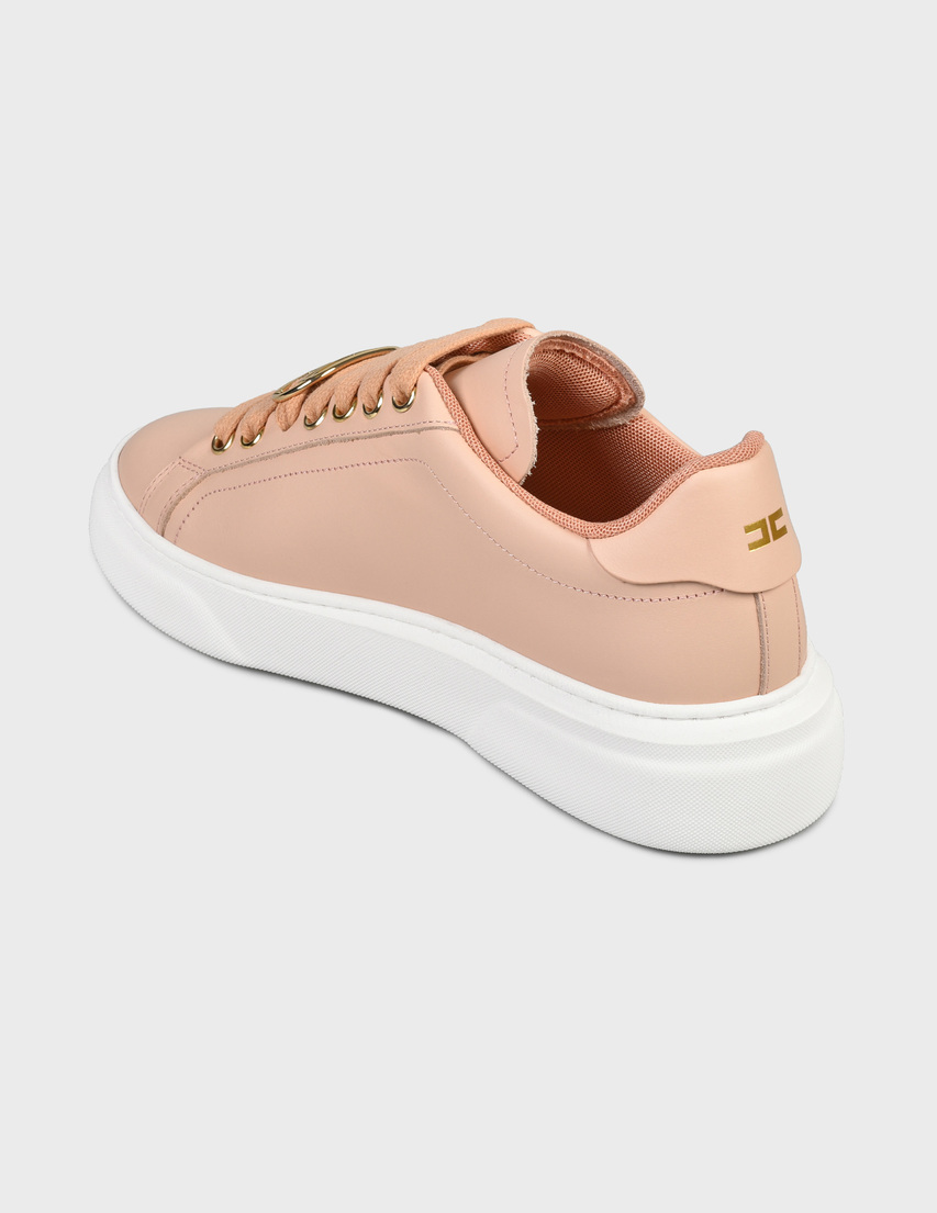 женские розовые Кеды Elisabetta Franchi SA-60H-21E2-V250-181 - фото-2