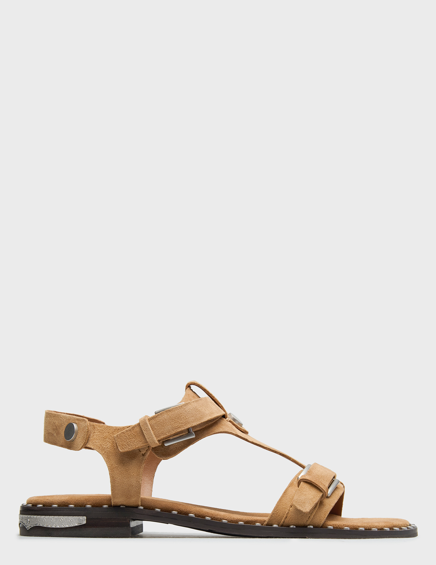 

Сандалии, Коричневый;бежевый