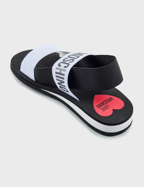 женские черные Сандалии Love Moschino JA16033G0MJN410A_black - фото-2