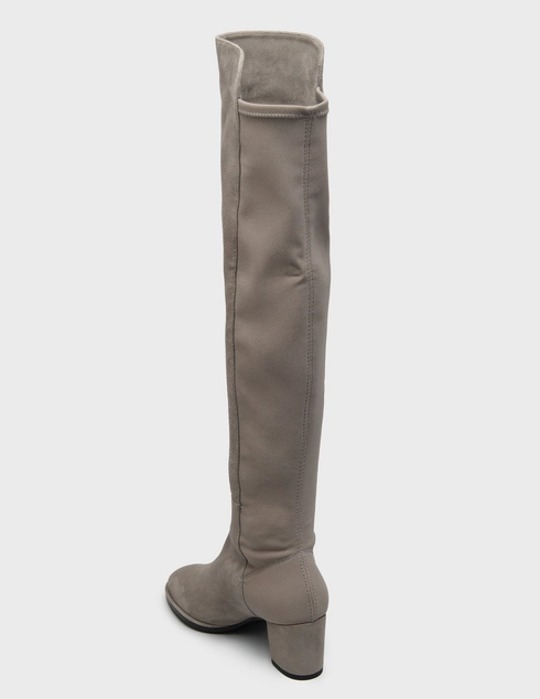 женские серые Ботфорты Stuart Weitzman Harper60_gray - фото-2