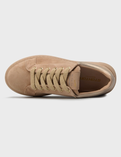 бежевые женские Кеды Stokton 591_beige 13596 грн