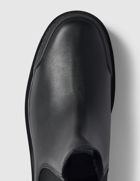 мужские черные кожаные Ботинки Armani Exchange ms129_black - фото-5