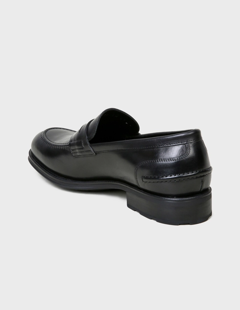 мужские черные Лоферы Roberto Serpentini 53832-black - фото-2