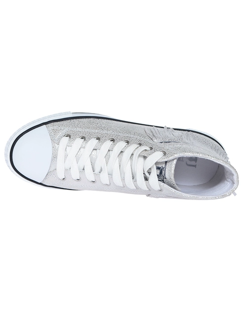 серебряные Кеды Trussardi 79514_silver размер - 38; 39; 40; 41