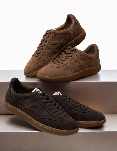 женские коричневые Кеды Ash SIENA-002 - фото-6