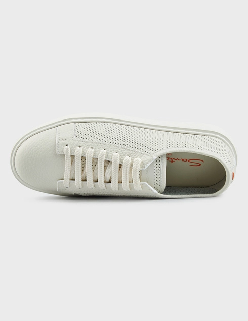 белые мужские Кеды Santoni 21443_white 27862 грн