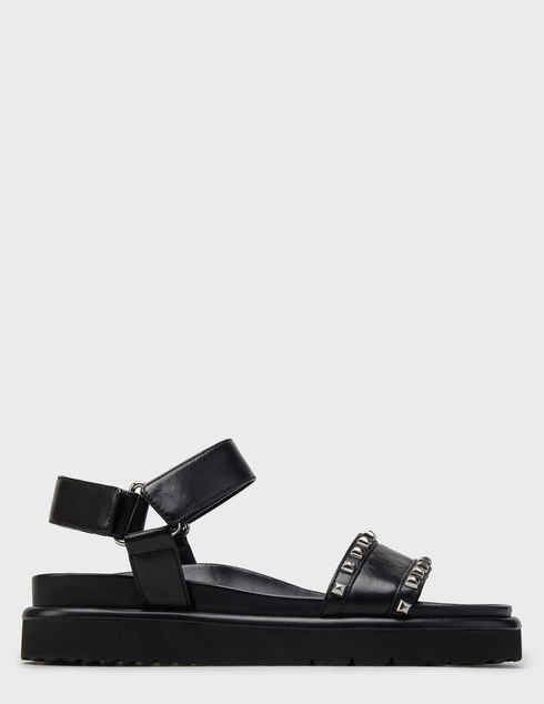 женские черные кожаные Сандалии Kennel & Schmenger 141100_black - фото-5