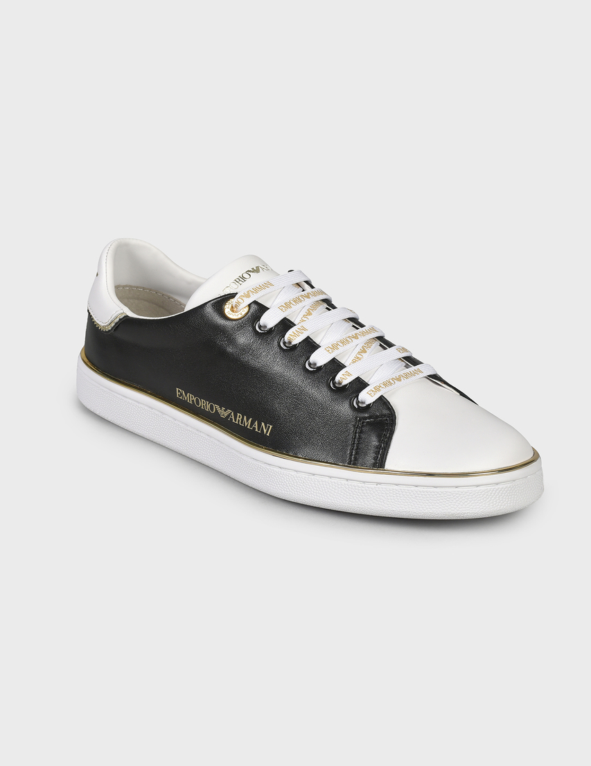 женские черные Кеды Emporio Armani X3X103XM788-K485 - фото-2