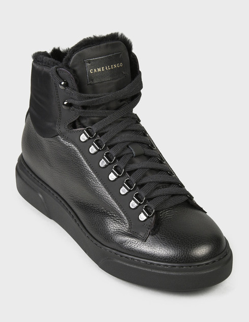 черные Ботинки Camerlengo M15577BERLINO703-black