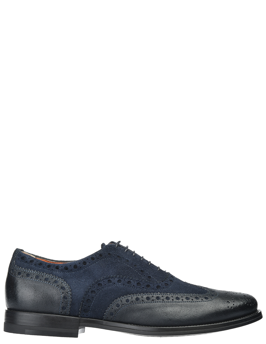 Мужские оксфорды Santoni S15752-55_blue