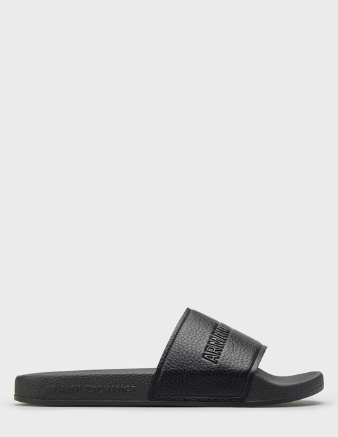 мужские черные  Шлепанцы Armani Exchange XM002887-AF22832-UC001_black - фото-5