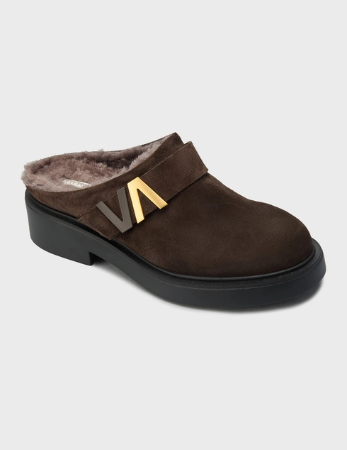 коричневые Шлепанцы Vittorio Virgili 6175-NB-brown