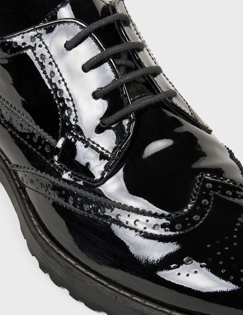 женские черные лакированные Туфли Imac 62980-black - фото-5