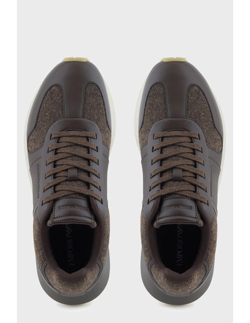 коричневые Кроссовки Emporio Armani EMPORIO_ARMANI_11099 размер - 40; 43; 44; 41; 42