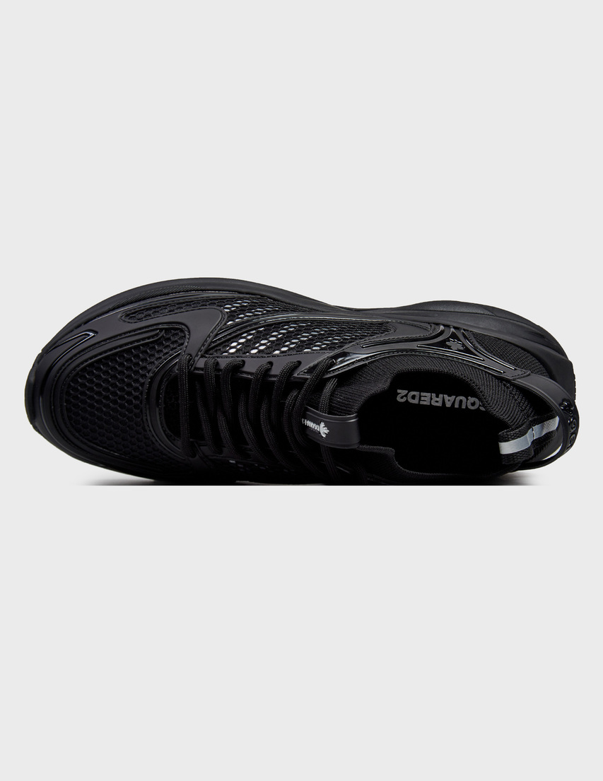 черные мужские Кроссовки Dsquared2 0332_black 16068 грн