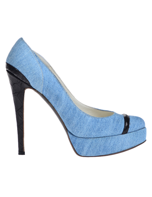 женские голубые Туфли Bruno Bordese 1011_blue - фото-2