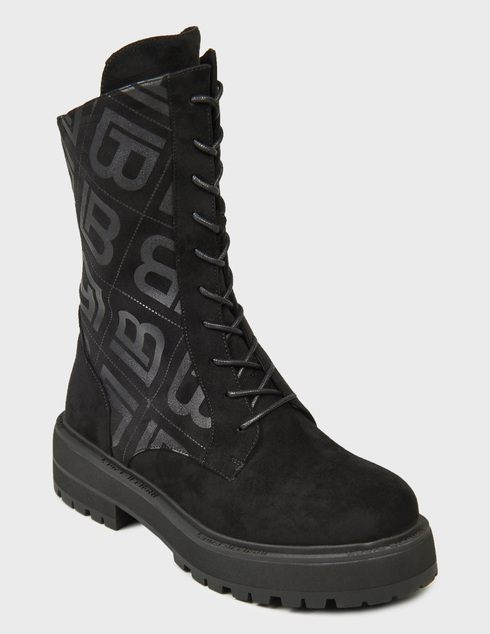 черные Ботинки Laura Biagiotti 8280--logo_black