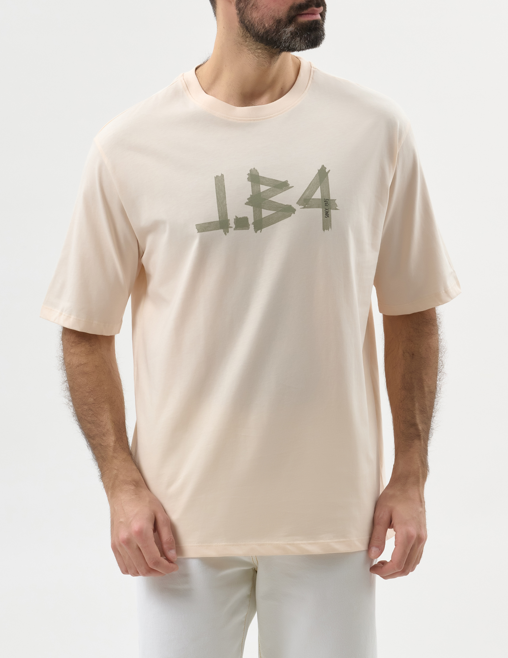 

Футболка, Молочный;бежевый