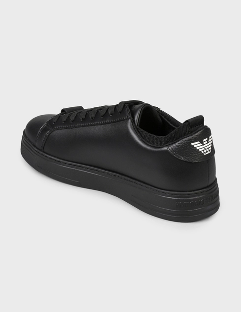мужские черные Кеды Emporio Armani 4635-black - фото-2