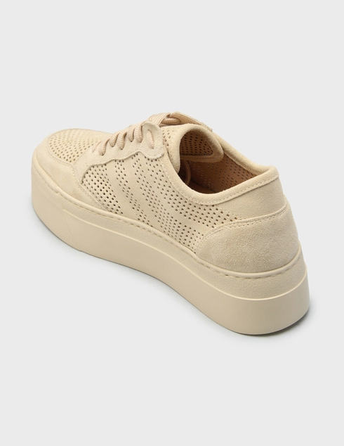 женские бежевые Кеды L'Estrosa 591_beige - фото-2